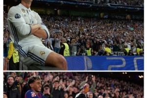 马卡晒亚马尔与C罗相似庆祝：有些画面独一无二，但会传承👑